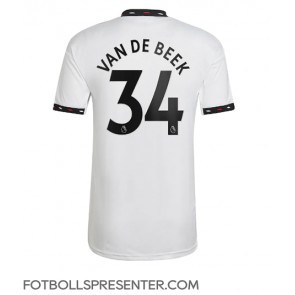 Manchester United Donny van de Beek #34 Borta Matchtröja 2022-23 Kortärmad